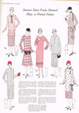 1920s VTG Ladies Home Journal Sewing Pattern 4967 Uncut Misses Flapper Dress 36B