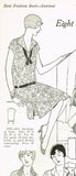 1920s VTG Ladies Home Journal Sewing Pattern 5081 Uncut Flapper Day Dress Sz 36B
