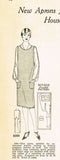 1920s Vintage Ladies Home Journal Sewing Pattern 5350 Uncut Misses Apron Sz 36 B