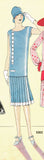 1920s VTG Ladies Home Journal Sewing Pattern 5352 Uncut Misses Flapper Dress 34B
