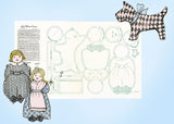 1940s Laura Wheeler 1618 Uncut Cuddle Toys Scotty Dog Embroidery Transfer -vintage4me2