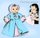 1940s Vintage Laura Wheeler Sewing Pattern 2982 Asleep Awake Baby Doll