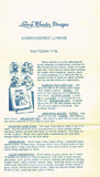 1940s Vintage Laura Wheeler Embroidery Transfer 778 Uncut Kitten Romance Motifs
