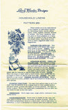 1940s Vintage Laura Wheeler Embroidery Transfer 851 Uncut Butterfly Floral Motif