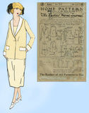Ladies Home Journal 3041: 1920s Uncut Misses Box Coat Sz 38 B VTG Sewing Pattern