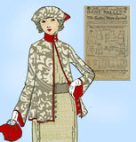 Ladies Home Journal 3132: 1920s Uncut Misses Coat Sz 35 B Vintage Sewing Pattern