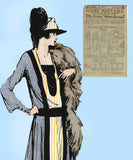Ladies Home Journal 3319: 1920s Uncut Draped Dress Sz 40B Vintage Sewing Pattern