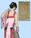 Ladies Home Journal 3334: 1920s Uncut Evening Gown 38 B Vintage Sewing Pattern
