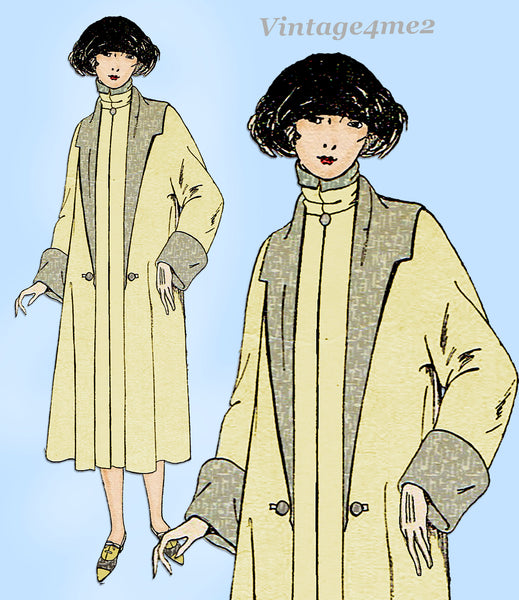 Ladies Home Journal 3341: 1920s Uncut Misses Coat Sz 36 B Vintage Sewing Pattern