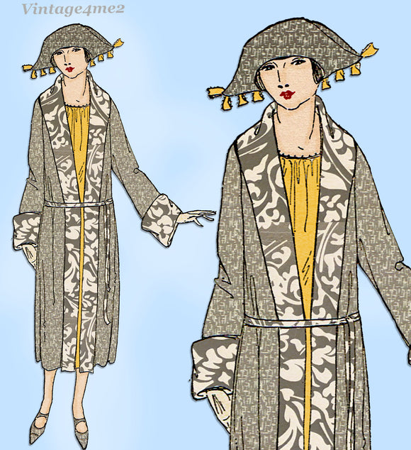 Ladies Home Journal 3401: 1920s Uncut Misses Coat Sz 40 B Vintage Sewing Pattern