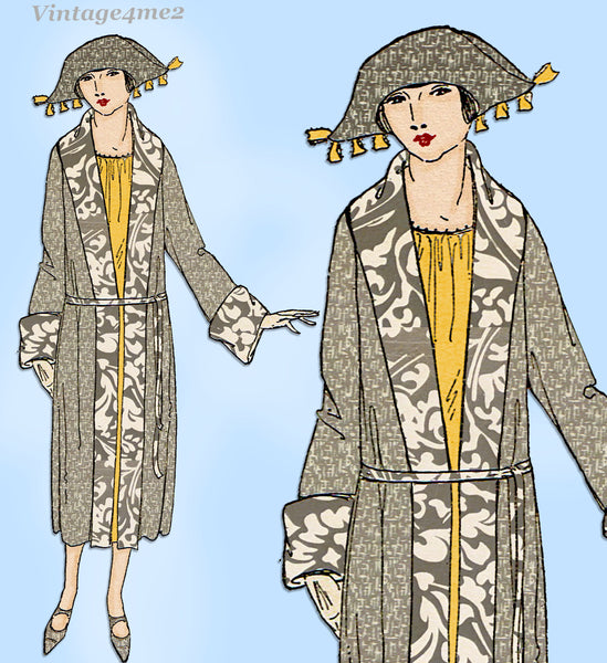 Ladies Home Journal 3401: 1920s Uncut Misses Coat Sz 40 B Vintage Sewing Pattern