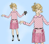 Ladies Home Journal 3452: 1920s Uncut Girls Dress Size 12 Vintage Sewing Pattern