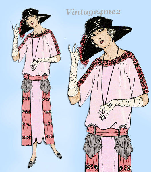 Ladies Home Journal 3564: 1920s Uncut Day Dress Size 42 B Vintage Sewi –  Vintage4me2