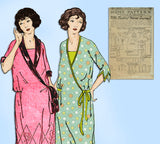 Ladies Home Journal 3576: 1920s Uncut Wrap Dress 34 B  Vintage Sewing Pattern