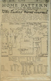 Ladies Home Journal 3576: 1920s Uncut Wrap Dress 34 B  Vintage Sewing Pattern