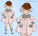 Ladies Home Journal 3583: 1920s Girls Bloomer Dress Sz 6 Vintage Sewing Pattern