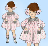 Ladies Home Journal 3583: 1920s Girls Bloomer Dress Sz 6 Vintage Sewing Pattern