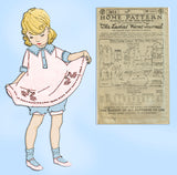Ladies Home Journal 3612: 1920s Girls Bloomer Dress Sz 6 Vintage Sewing Pattern