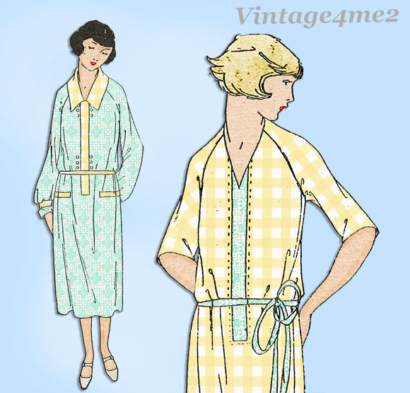 Ladies Home Journal 3631: 1920s Uncut Misses Dress 32 B  Vintage Sewing Pattern
