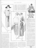 Ladies Home Journal 3645: 1920s Uncut Misses Dress Vintage Sewing Pattern Catalog Page from 1922