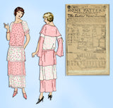 Ladies Home Journal 3873: 1920s Uncut Misses Dress 34B  Vintage Sewing Pattern