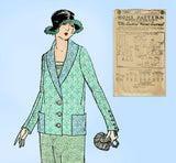 Ladies Home Journal 3892: 1920s Uncut Misses Coat Sz 36 B Vintage Sewing Pattern