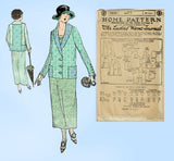 Ladies Home Journal 3892: 1920s Uncut Misses Coat Sz 36 B Vintage Sewing Pattern