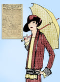 Ladies Home Journal 3937: 1920s Uncut Misses Coat Sz 36 B Vintage Sewing Pattern
