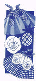 Laura Wheeler 644: 1950s Uncut Misses Fruit Apron Vintage Embroidery Transfer