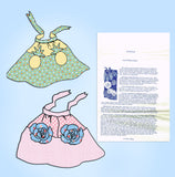 Laura Wheeler 644: 1950s Uncut Misses Fruit Apron Vintage Embroidery Transfer