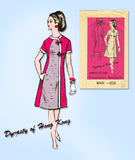 1960s Vintage Mail Order Prominent Designer Pattern M431 Uncut Oriental Dress