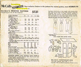 McCall's 5131: 1950s Rare Pauline Trigere Evening Gown Sz 32B VTG Sewing Pattern