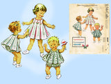 McCall's 2049: 1950s Baby Dress & Ruffled Panties Size 2 Vintage Sewing Pattern