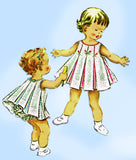 McCall's 2049: 1950s Baby Dress & Ruffled Panties Size 2 Vintage Sewing Pattern