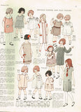 1920s Vintage McCall Sewing Pattern 3979 Toddler Girls Bloomer Dress Size 6