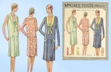 McCall 5704: 1920s Rare Misses Flapper Dress Size 34 Bust Vintage Sewing Pattern