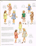 McCall 6650: 1940s Darling Toddler Girls Dress Size 3 Vintage Sewing Pattern