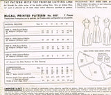 1950s Vintage McCall Sewing Pattern 8087 Elegant Uncut Misses Slip Size 32 Bust
