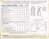 1950s Vintage McCall's Sewing Pattern 9386 Uncut Misses Jacket or Duster Sz 32 B