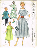 1950s Vintage McCall's Sewing Pattern 9386 Uncut Misses Jacket or Duster Sz 32 B