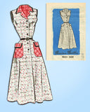 1950s Vintage Marian Martin Sewing Pattern 9051 Misses Sun Dress Size 32 Bust