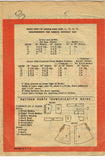 1950s Vintage Marian Martin Sewing Pattern 9120 Misses Rockabilly Sun Dress 29 B