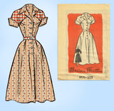 Marian Martin 9171: 1950s Stunning Uncut Dress Sz 36 Bust Vintage Sewing Pattern