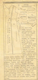 Marian Martin 9172: 1930s Misses Princess Dress Sz 34 Bust Vintage Sewing Pattern