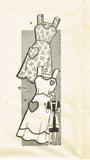 Marian Martin 9258: 1940s Charming Uncut Misses Apron MED Vintage Sewing Pattern
