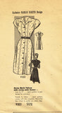 1940s Vintage Marian Martin Sewing Pattern 9322 Uncut Misses Day Dress Sz 40 B