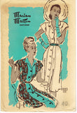1940s Vintage Marian Martin Sewing Pattern 9322 Uncut Misses Day Dress Sz 40 B