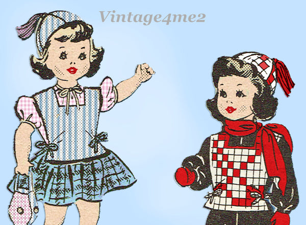 Marian Martin 9333: 1950s Uncut 22 Inch Doll Clothes Set Vintage Sewing Pattern