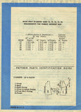 1950s Vintage Marian Martin Sewing Pattern 9343 Uncut Misses Apron Sz 36 Bust