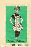 1950s Vintage Marian Martin Sewing Pattern 9434 Uncut Misses Apron Sz LRG